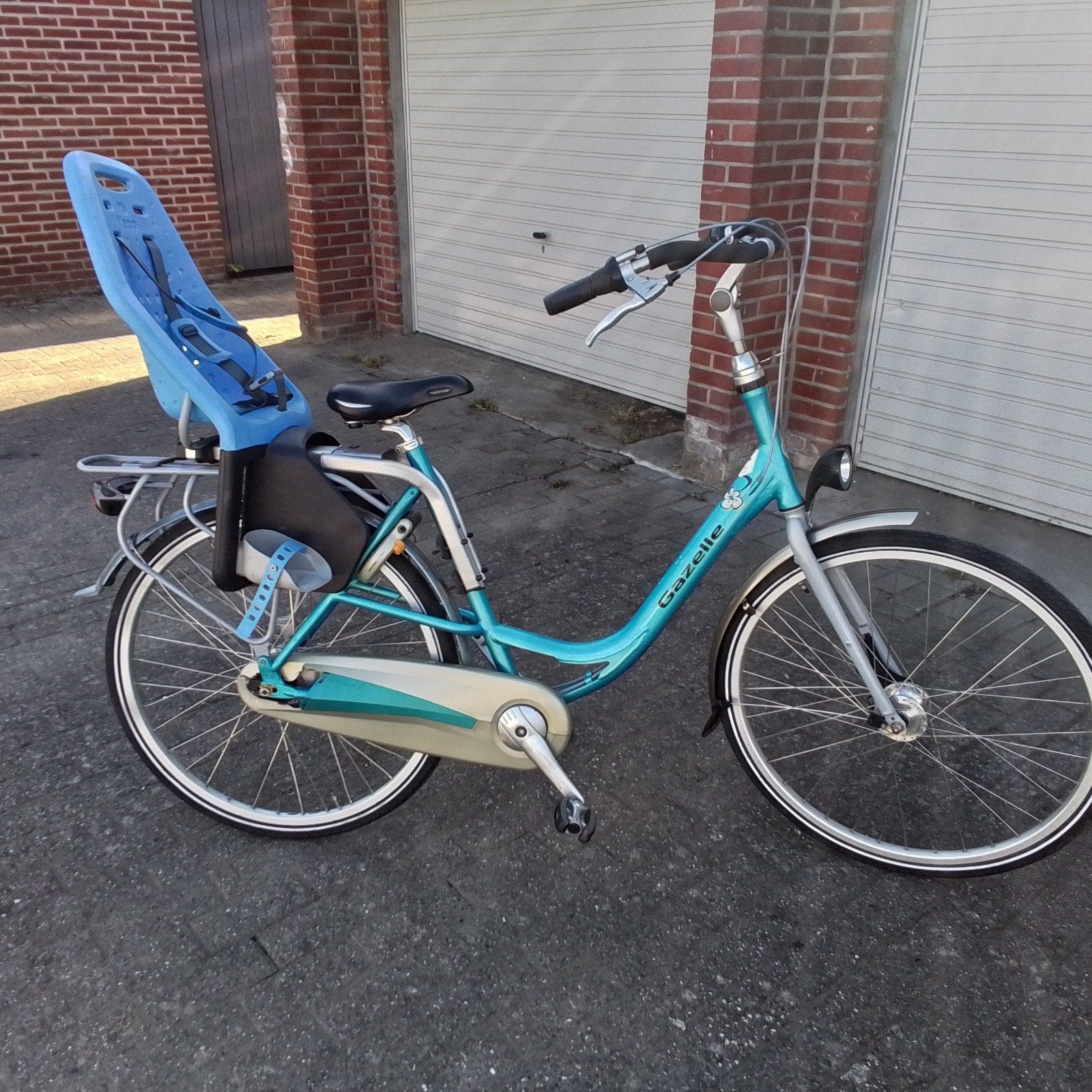 Zeer nette Moederfiets Gazelle bloom, 57 cm, 2 zitjes, Versnellingen, Zo goed als nieuw, Gazelle