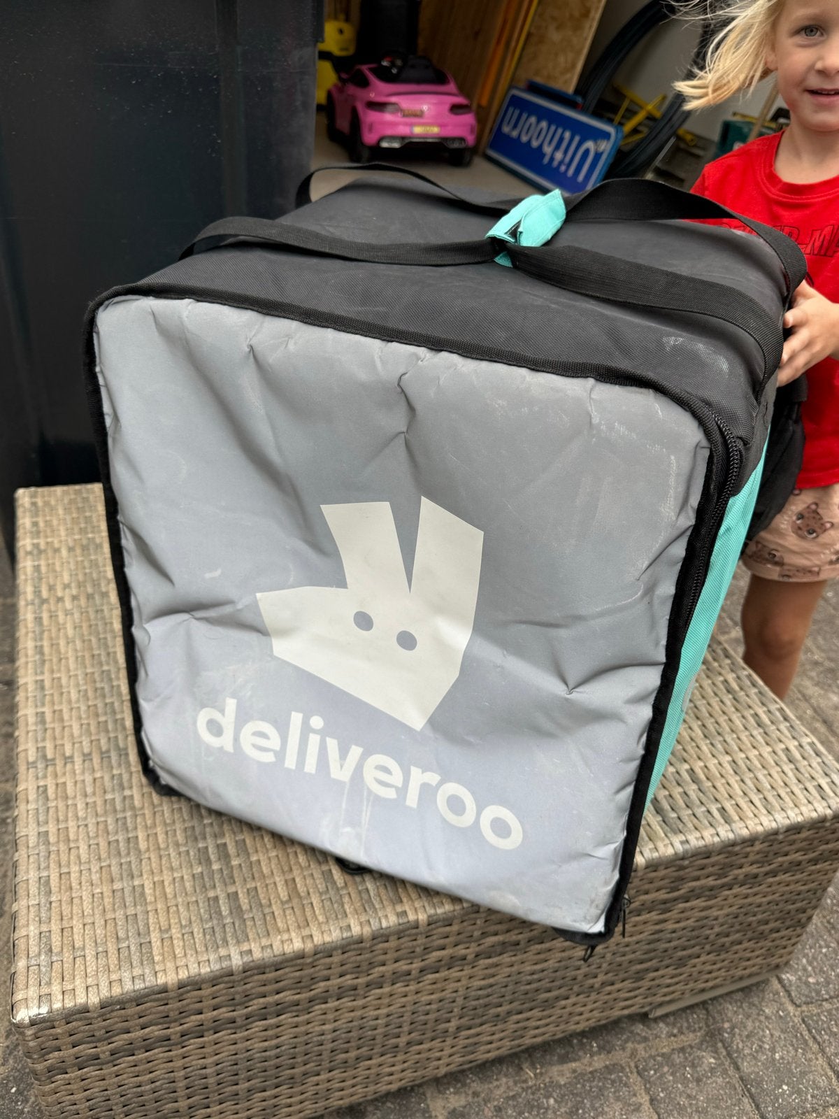 Deliveroo Bezorgtas / Koeltas - Zo goed als nieuw, Ophalen of Verzenden, Zo goed als nieuw