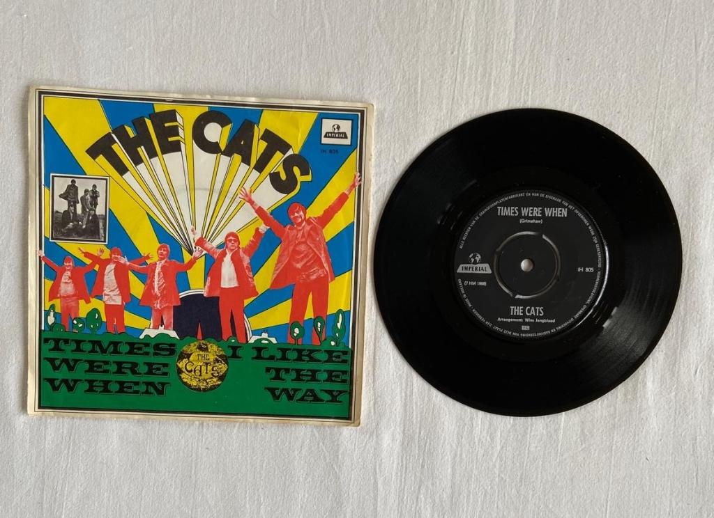 the cats - times were when, Cd's en Dvd's, Vinyl Singles, Gebruikt, 7 inch, Single, Ophalen of Verzenden