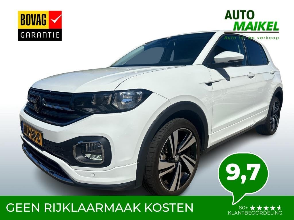 Volkswagen T-CROSS 1.5 TSI STYLE BNS R AUTOMAAT, Auto's, T-Cross, Euro 6, 4 cilinders, Wit