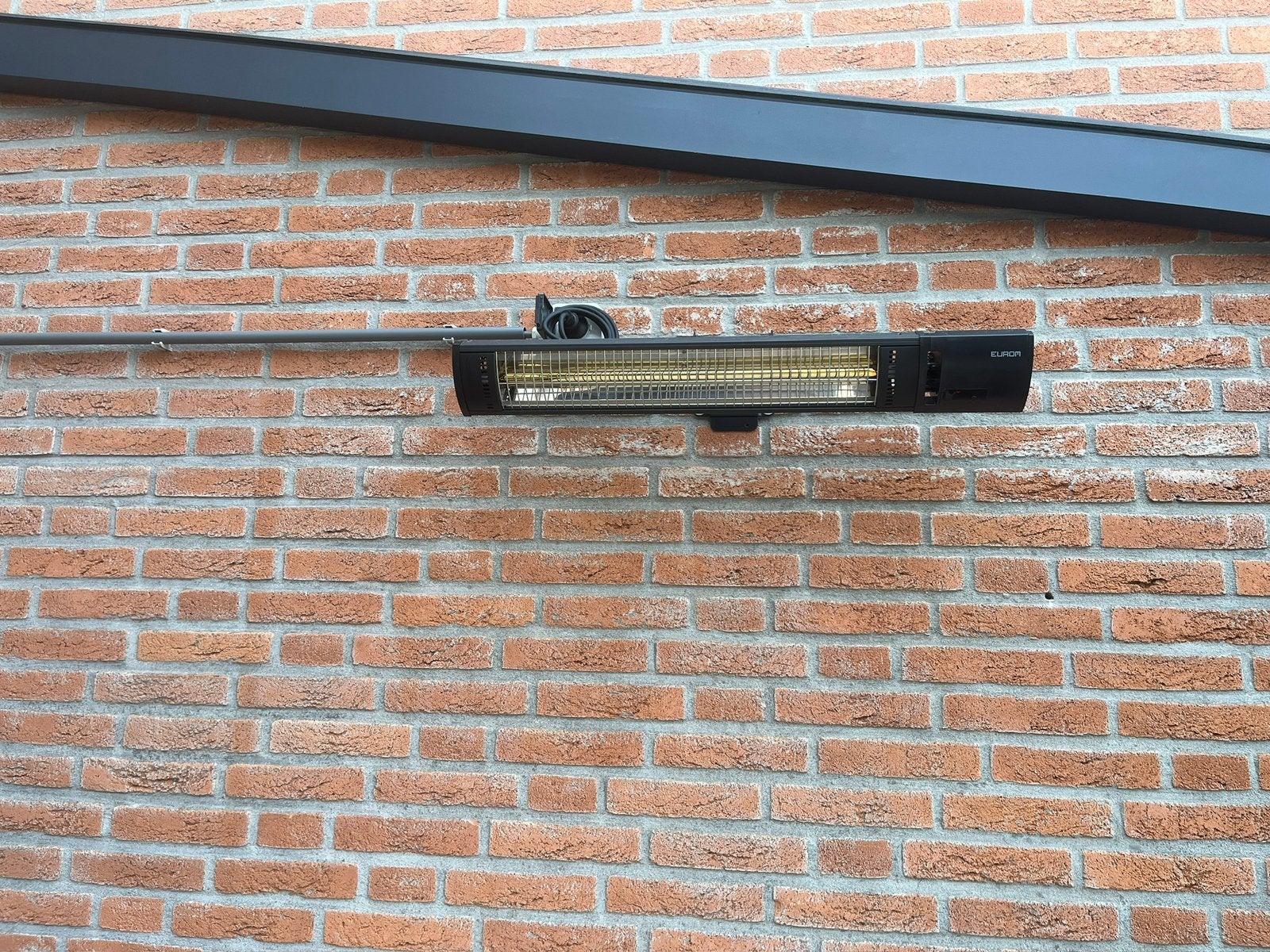 Eurom terrasheater, Ophalen, Zo goed als nieuw, Elektrisch, Wand