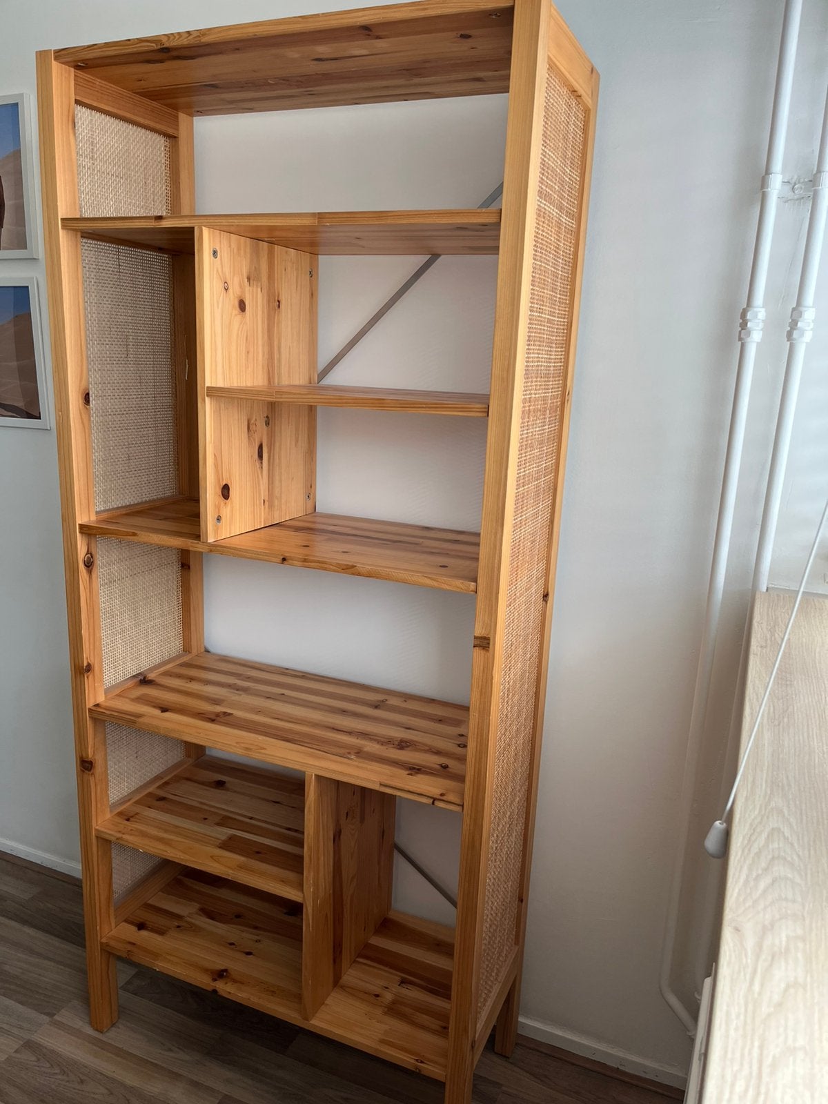 Rotan kast, Ophalen, Met plank(en), 50 tot 100 cm, Zo goed als nieuw