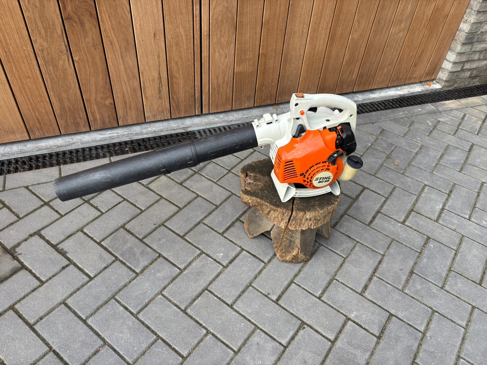 Stihl BG 55 benzine bladblazer handgedragen zeer nette!!, Tuin en Terras, Benzine, ., Handgedragen, Stihl