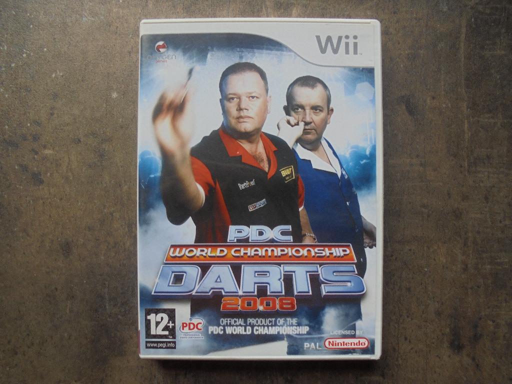 PDC World Championship Darts 2008 voor Wii (zie foto's), Spelcomputers en Games, Gebruikt, 1 speler, Ophalen of Verzenden, Sport