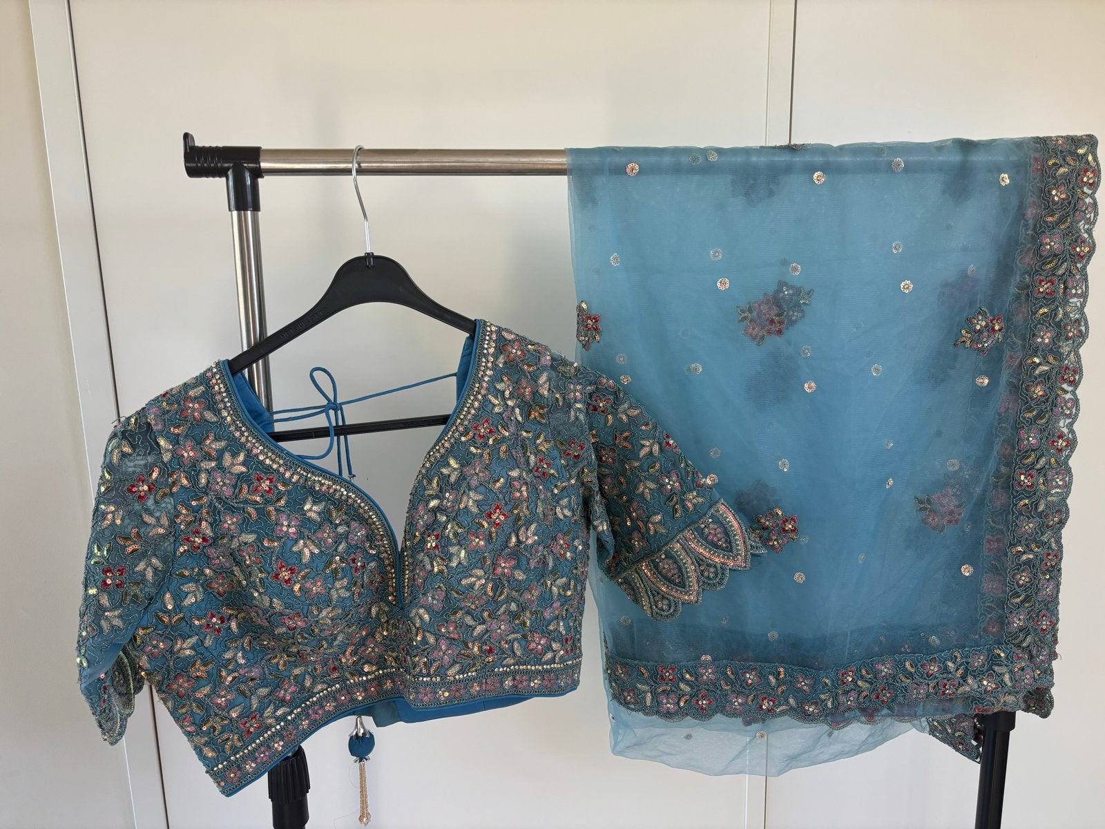 Lehenga Indiase pak voor gelegenheden, bruiloft feest, Kleding | Dames, Gelegenheidskleding, Overige typen, Blauw, Ophalen of Verzenden