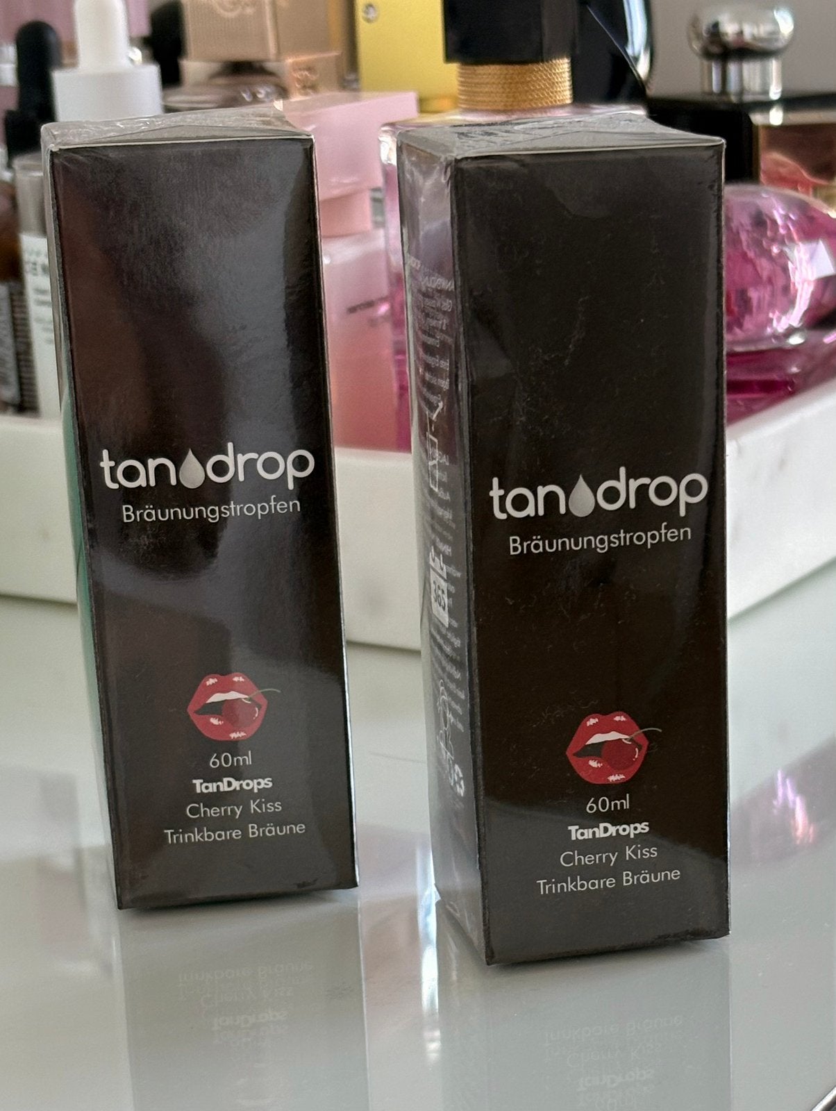 TanDrops Cherry Kiss 60 ml – Nieuw & geseald (2 stuks), Ophalen of Verzenden, Nieuw