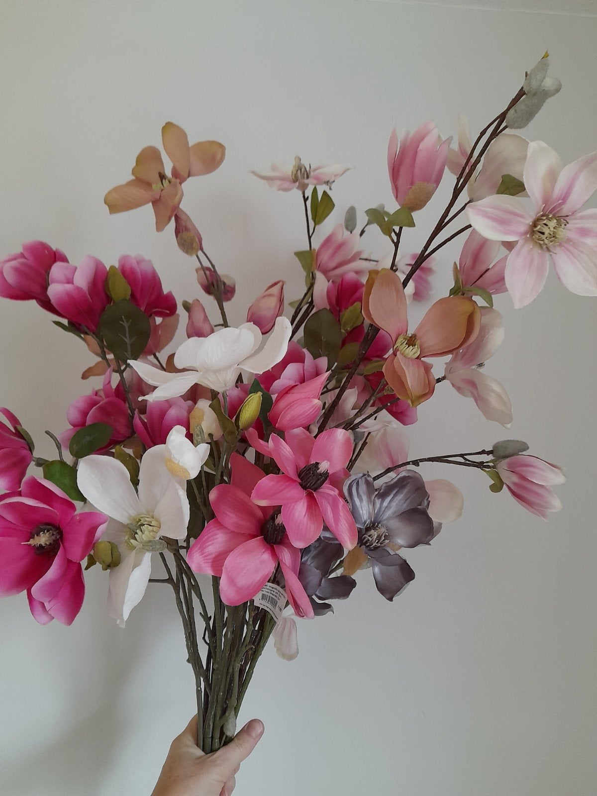 magnolia kunstbloemen takken, Verzenden, Binnen