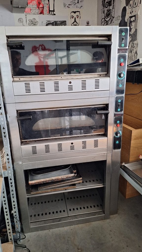 Professionele SER GAS Pizzaoven FG4 Gas 4 pizza's, Ophalen