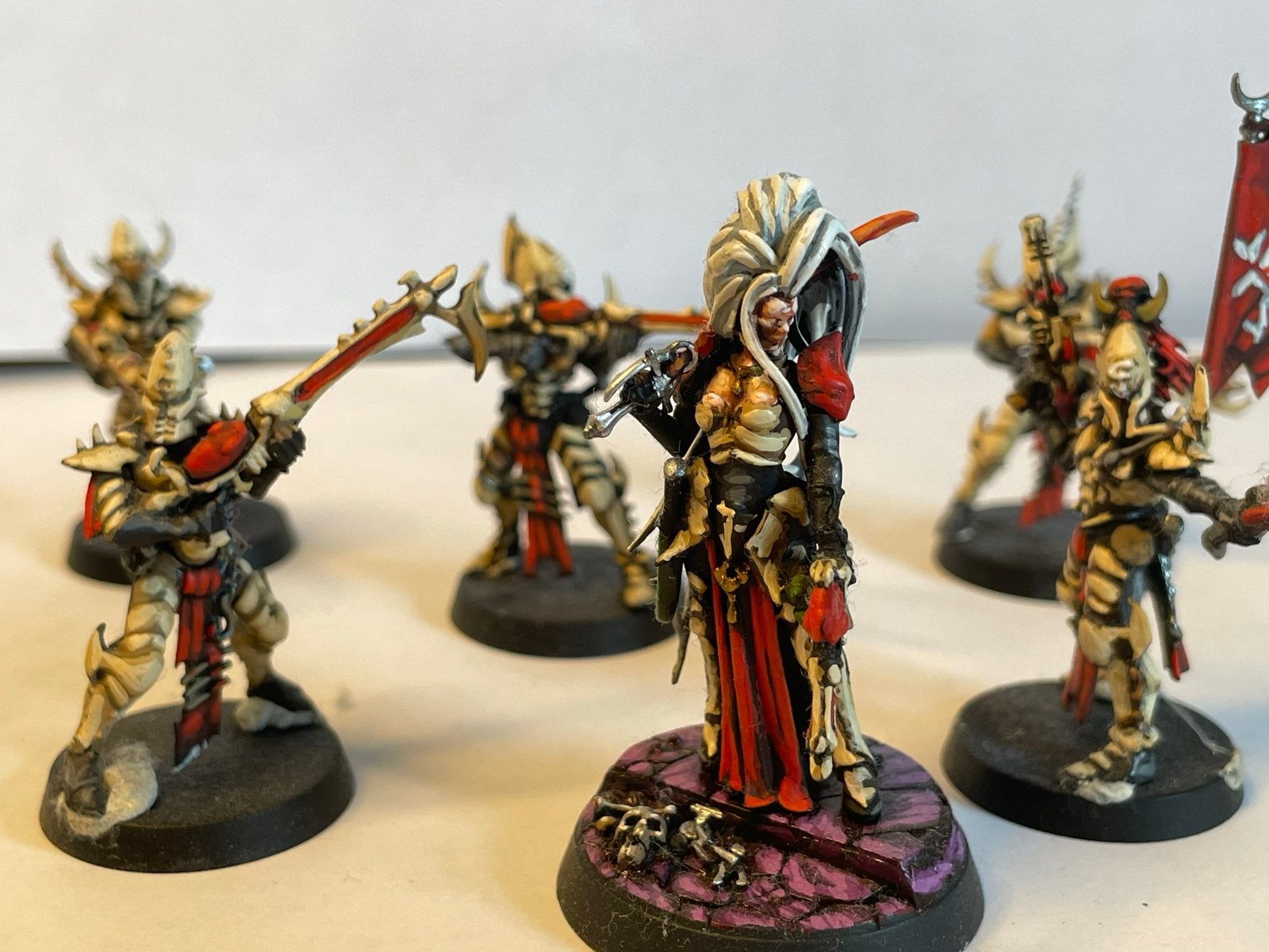 Warhammer Drukhari: Kabalite Warriors & Custom Archon, Gebruikt, Figuurtje(s), Ophalen of Verzenden, Warhammer 40000