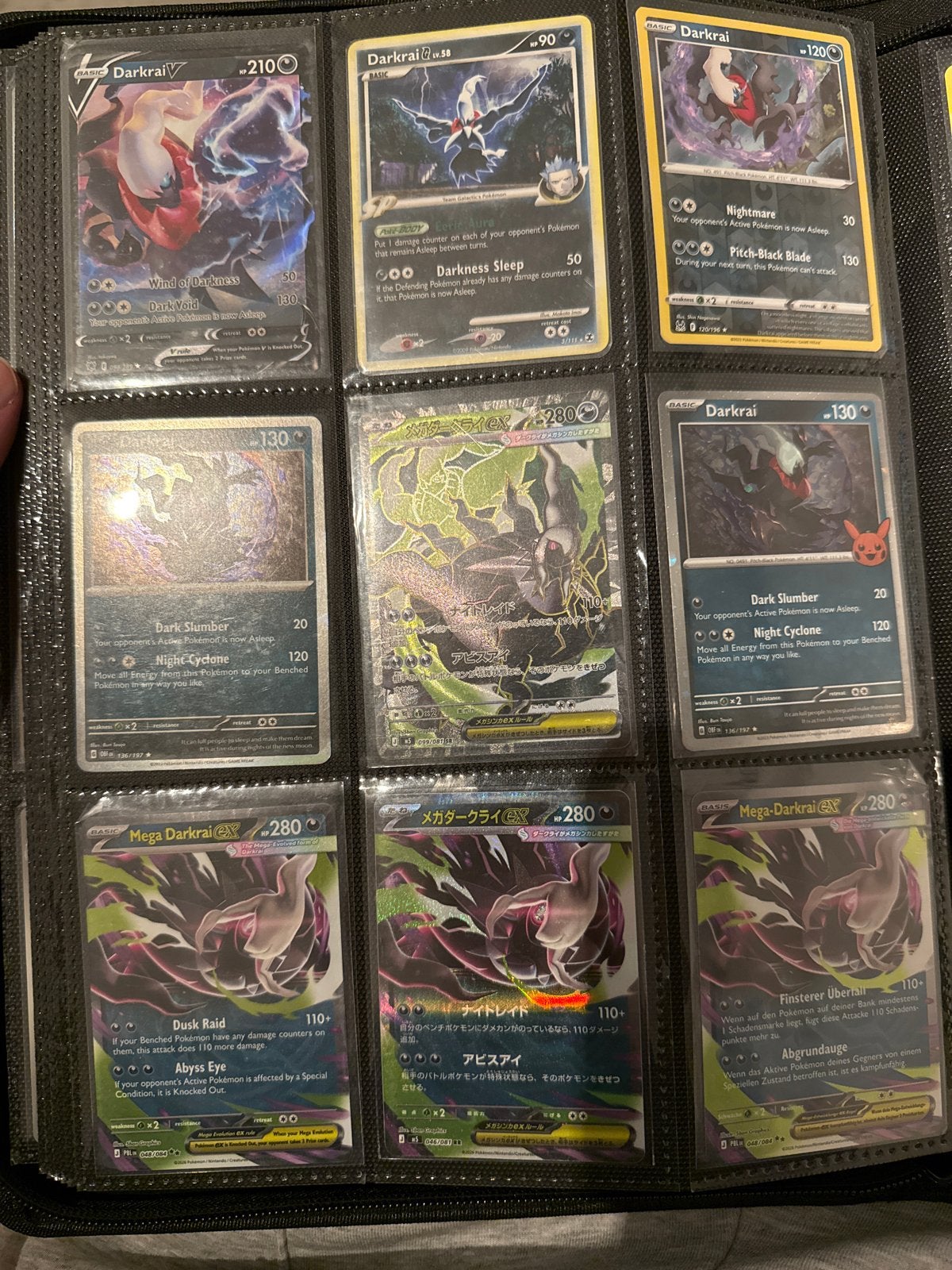 Pokémon Darkrai Kaarten Collectie - Diverse Rares, Ophalen of Verzenden, Zo goed als nieuw, Meerdere kaarten, Foil