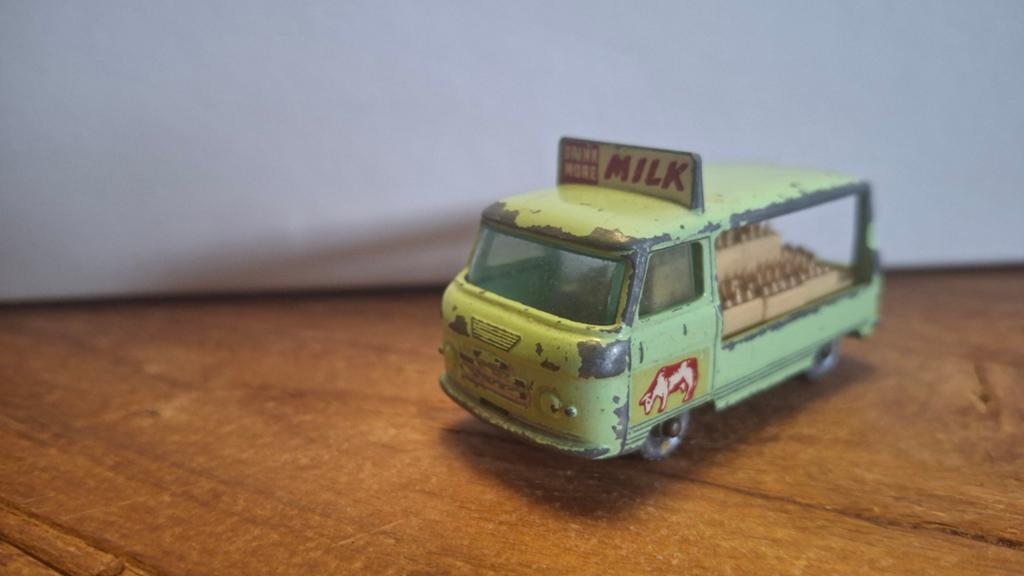 Lesney nr: 21 Commer Melkwagen - Vintage Matchbox, Overige merken, Gebruikt, 1:50 of kleiner, Auto