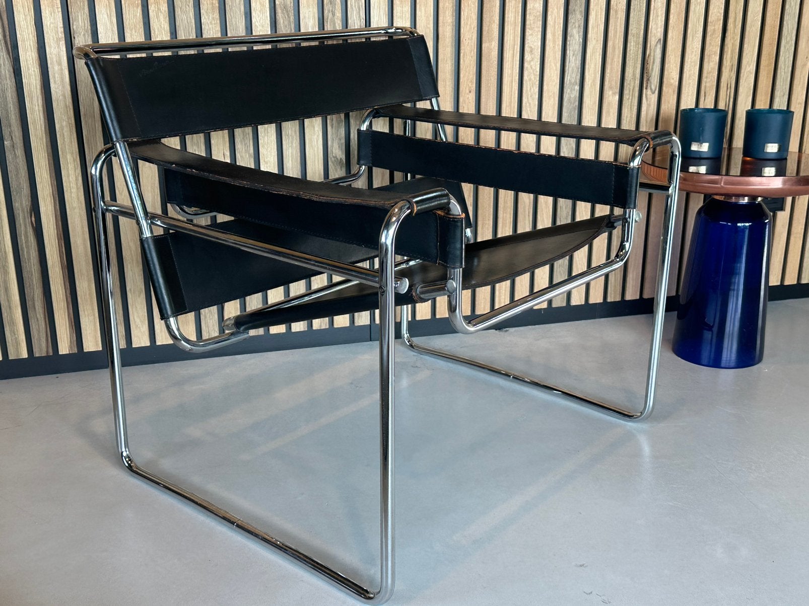 Originele Wassily Chair Gavina Marcel Breuer, Bauhaus, Ophalen of Verzenden, Zo goed als nieuw, 50 tot 75 cm