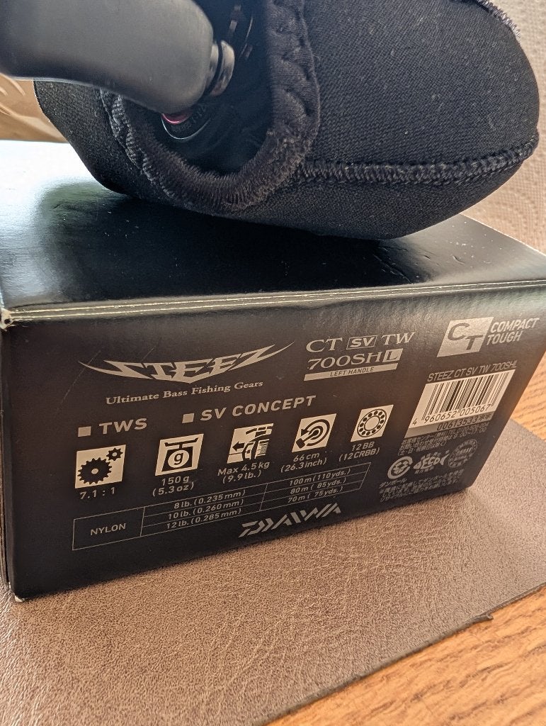 Daiwa Steez CT SV TW 700 SHL, Watersport en Boten, Ophalen of Verzenden, Molen