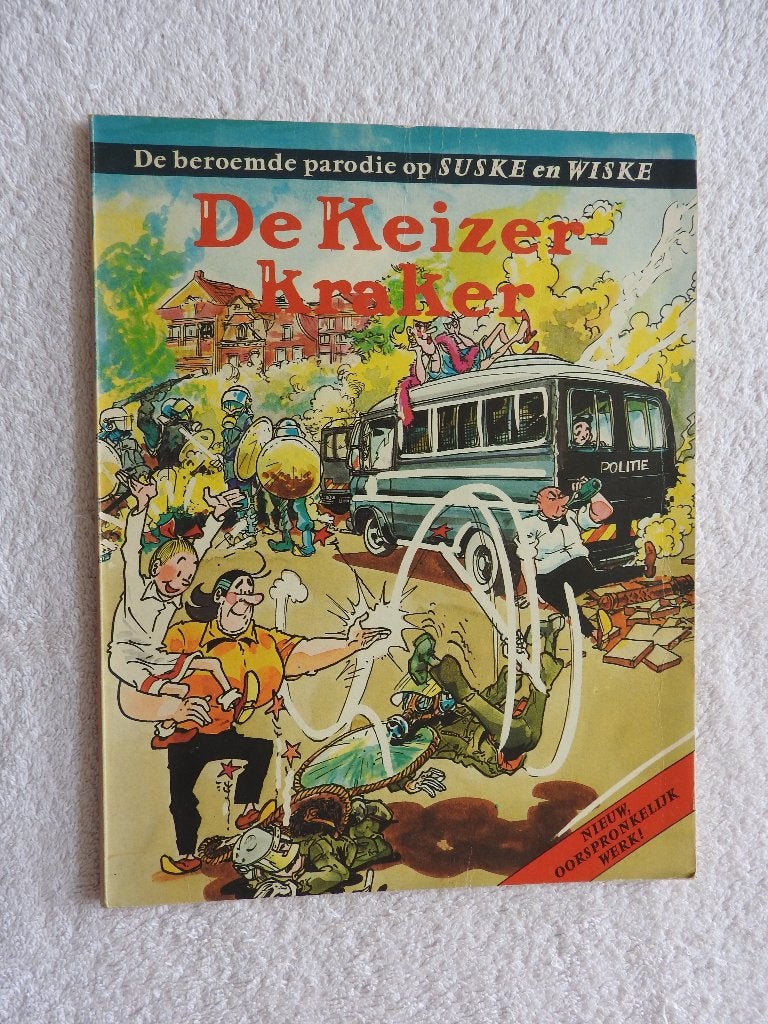 De Keizer Kraker - Suske en Wiske parodie, Eén stripboek, Ophalen of Verzenden, Onbekend, Gelezen