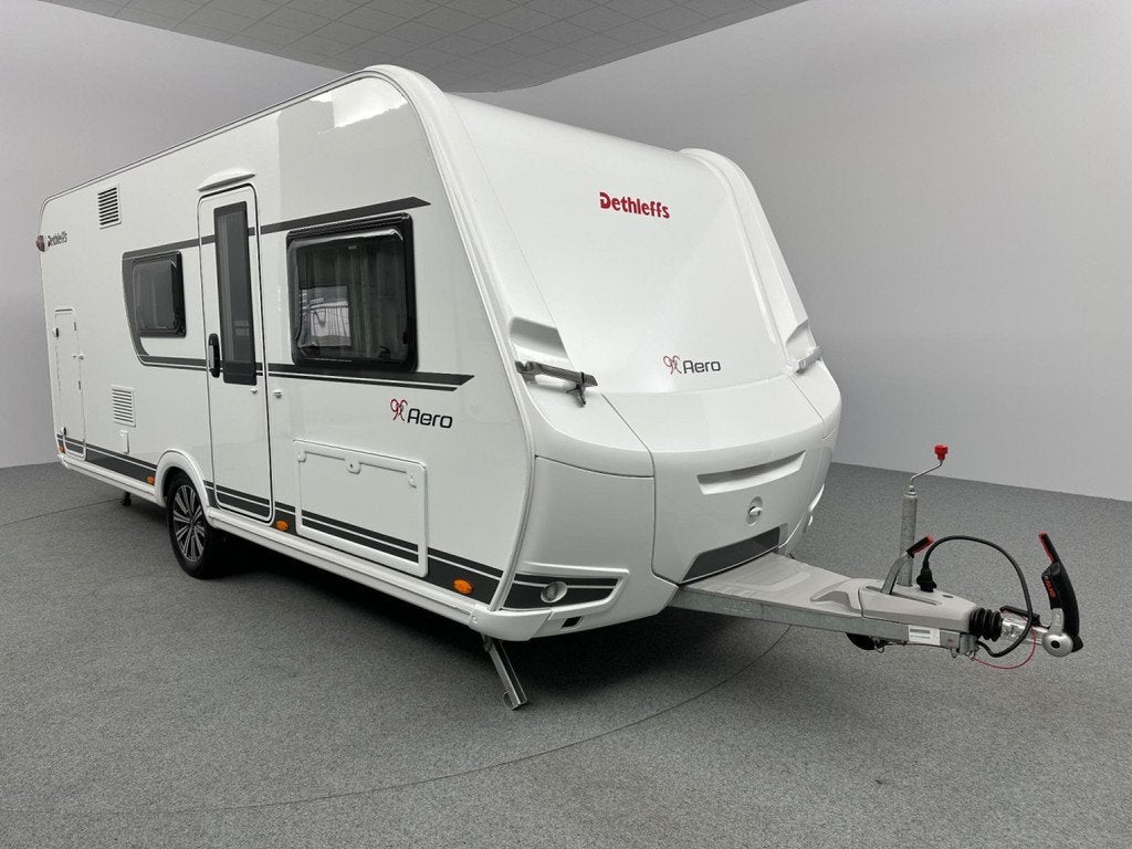Dethleffs Aero 500 QSK Stapelbed Garage MOVER, Caravans en Kamperen, Caravans, Hordeur, Bedrijf, Treinzit, Dwars-stapelbed