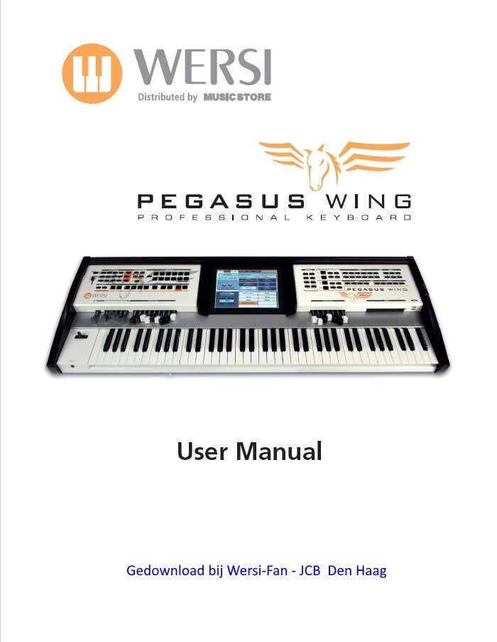 Gratis Pegasus Wing Handleidingen Download, Ophalen, 2 klavieren, Orgel