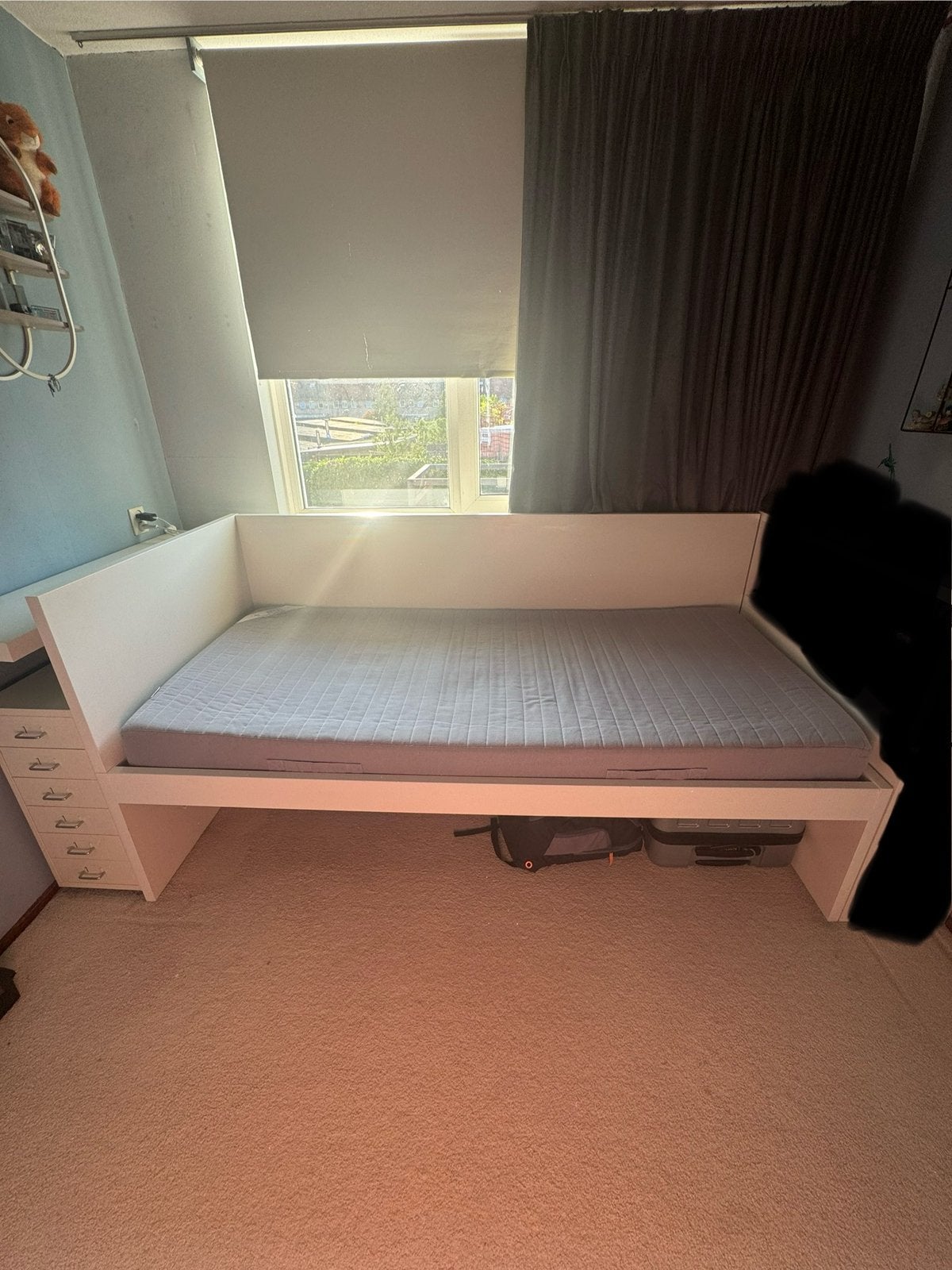 Eenpersoons IKEA bed 90x200, Ophalen, Gebruikt, 90 cm, Eenpersoons