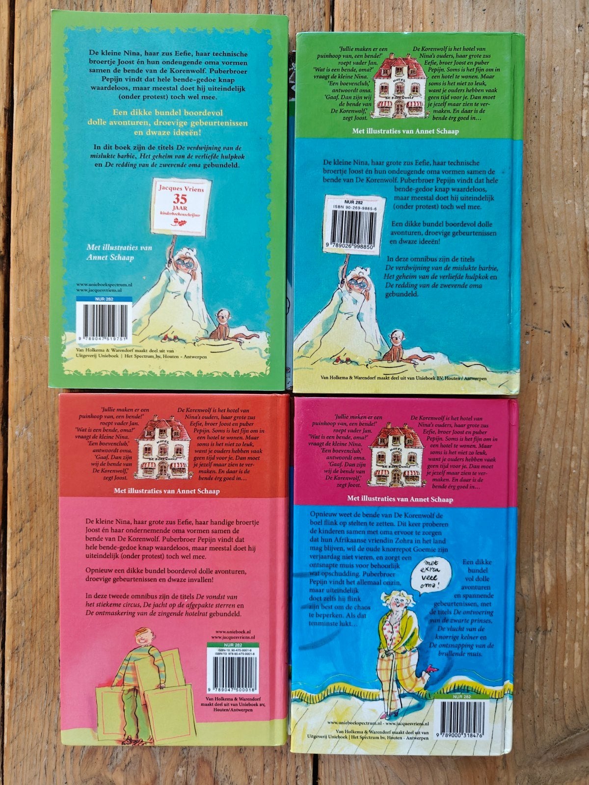 4 X Een omnibus van: De bende van de korenwolf., Ophalen of Verzenden, Gelezen, Fictie algemeen