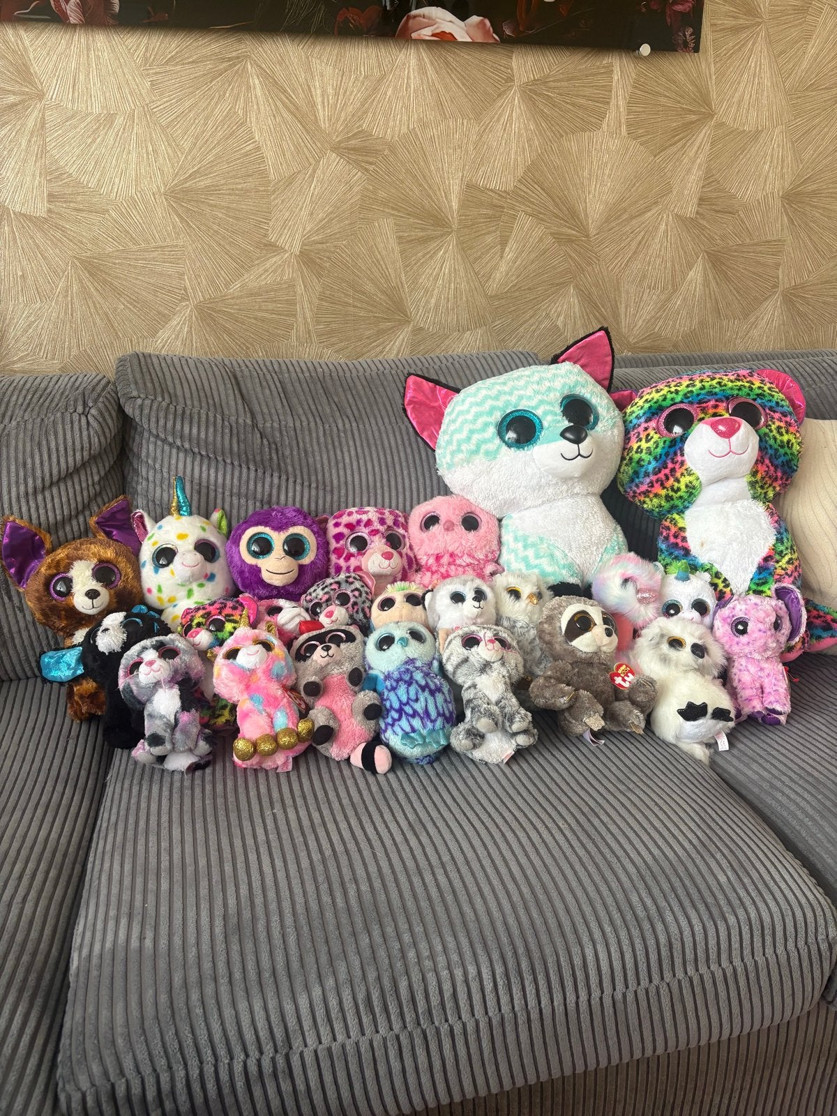 Grote collectie Ty Beanie knuffels, Kinderen en Baby's, Speelgoed | Knuffels en Pluche, Ophalen, Overige typen, Zo goed als nieuw