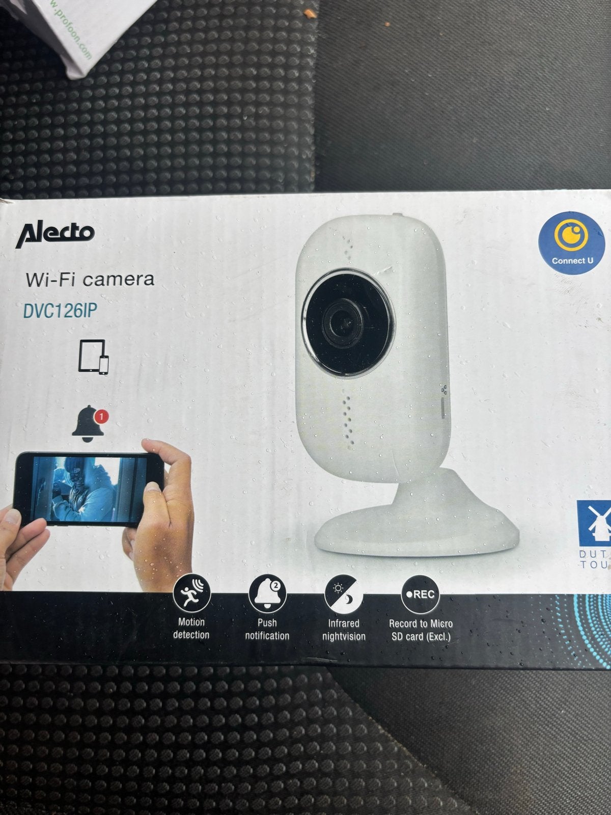 Alecto DVC126IP Wi-Fi camera - Verpakkingsschade, Ophalen of Verzenden, Zo goed als nieuw, Binnencamera