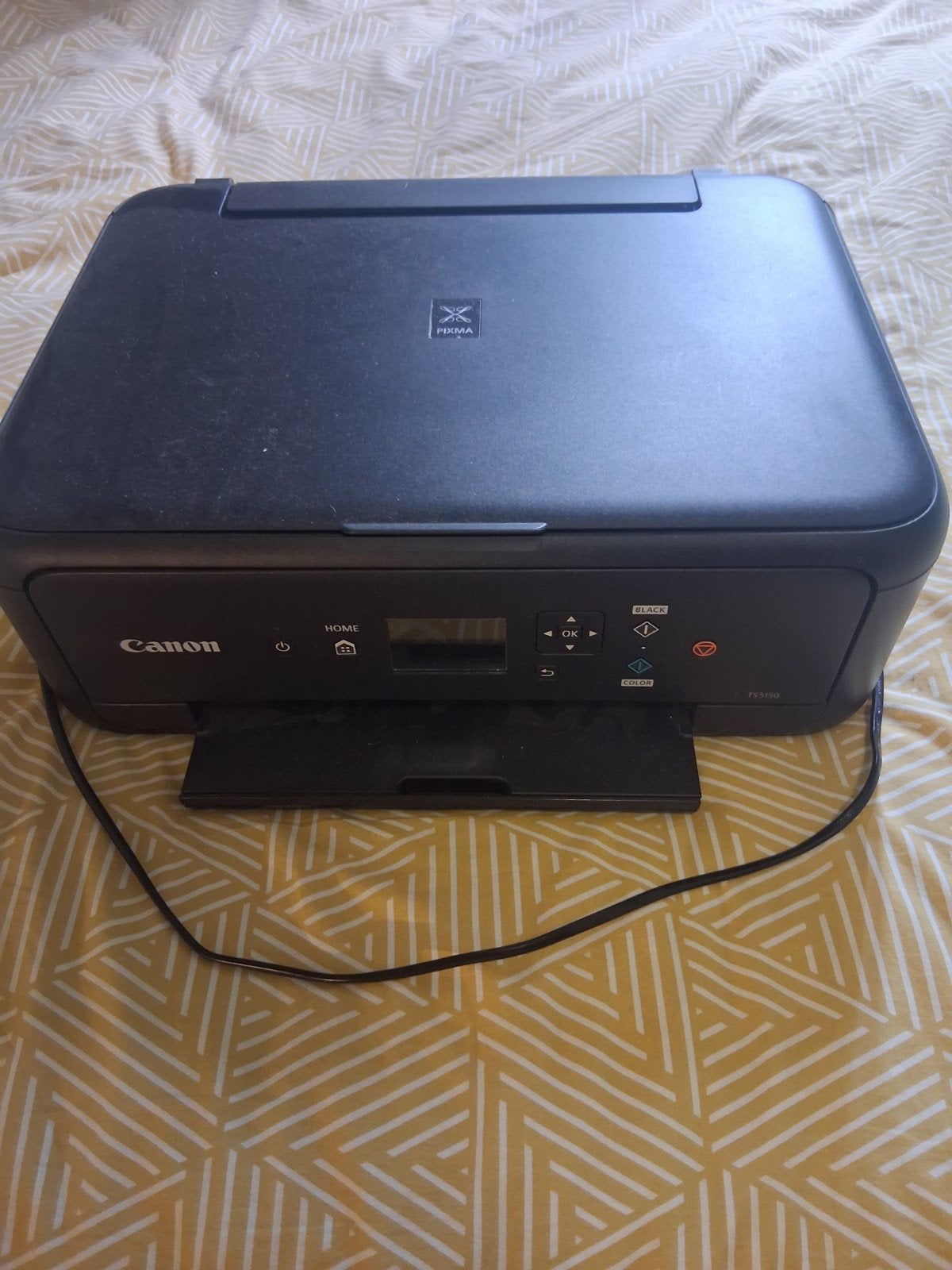 Canon TS 5150 All-in-One Printer - Zwarte inkt bijna op, Computers en Software, Ophalen, Gebruikt, Canon, Inkjetprinter
