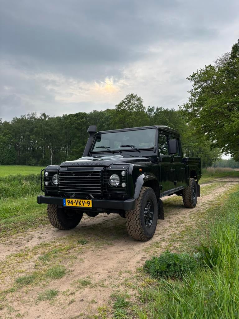 Land Rover Defender 130 Crewcab DC 4WD 2007, Euro 5, Land Rover, Zwart, 4 cilinders