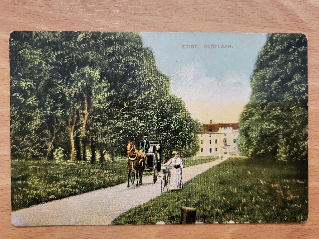 ansicht ZEIST Slotlaan, Verzamelen, Ansichtkaarten | Nederland, Ophalen, Voor 1920, Utrecht