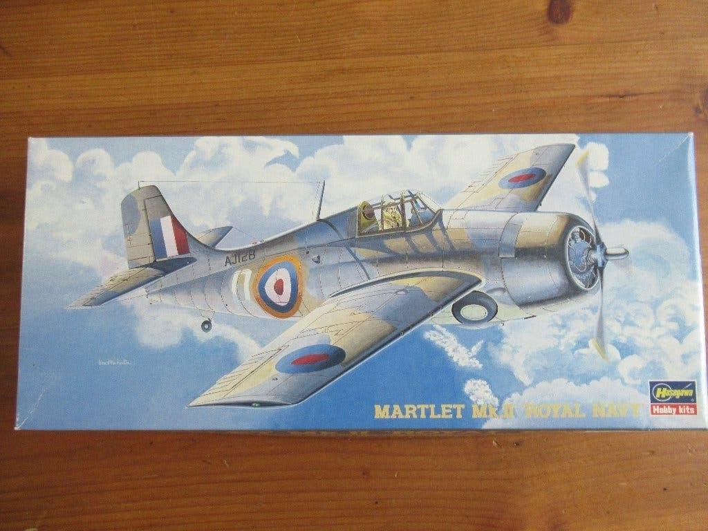 Martlet Mk.II 'Royal Navy' (Hasegawa 1/72), Ophalen of Verzenden, Zo goed als nieuw, Vliegtuig, Hasegawa