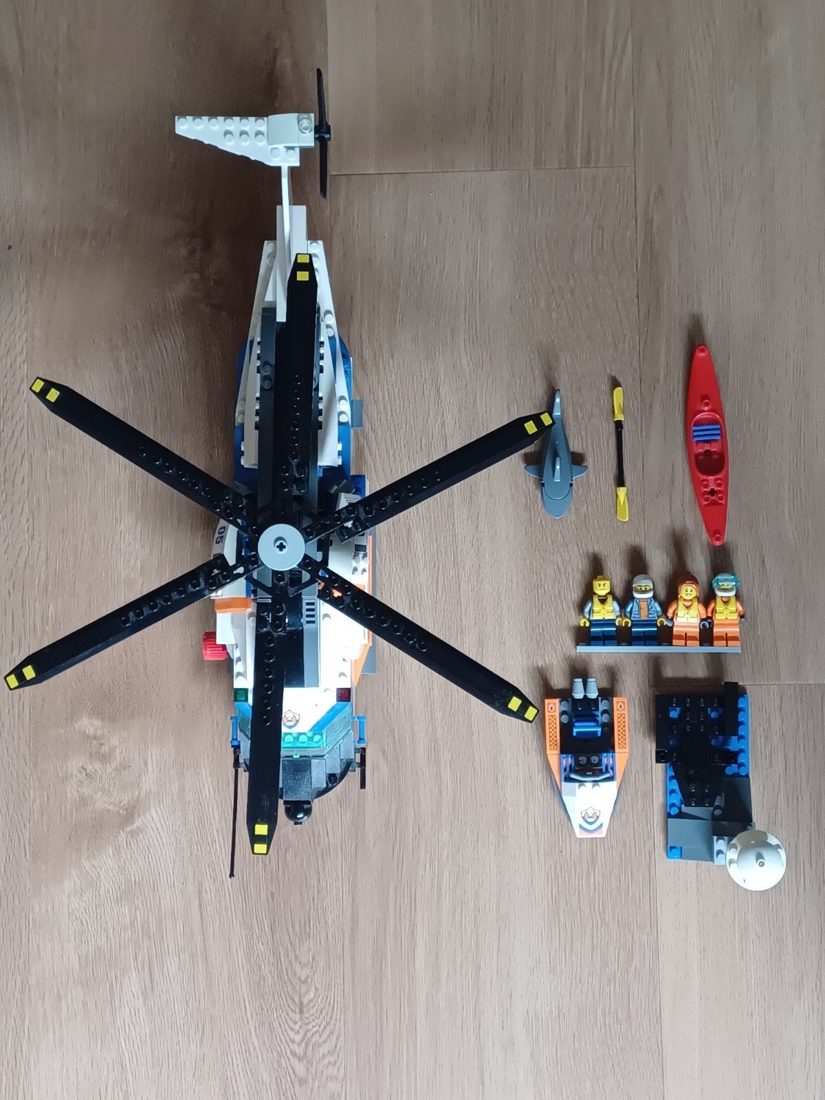 lego city reddingshelikopter 60166, Compleet, City, Lego, Ophalen of Verzenden