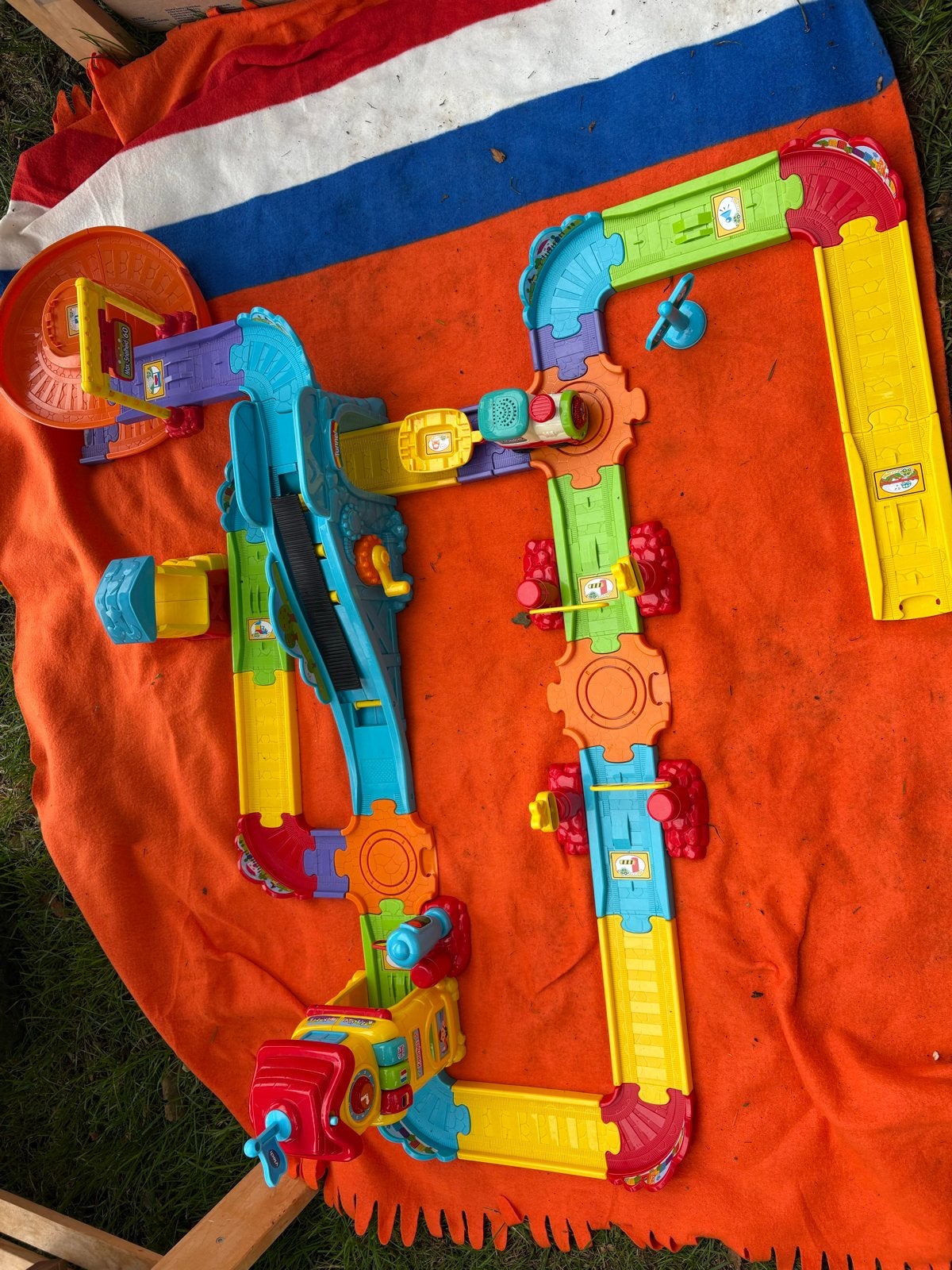 VTech Zoef Zoef Dieren Treinstation met trein, Ophalen of Verzenden, Gebruikt, Ontdekken, Met licht