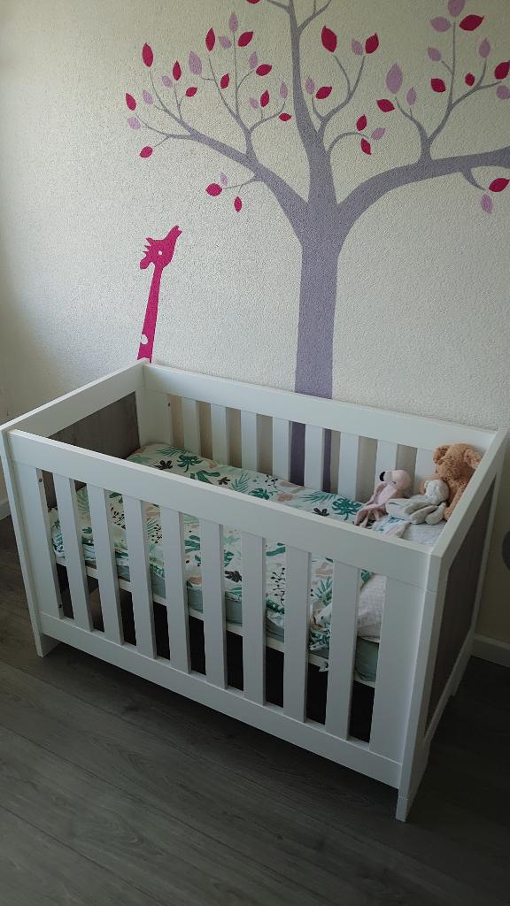 TWF Lucca Ledikant, incl matras 60x120cm, Kinderen en Baby's, Ophalen, Gebruikt, Ledikant
