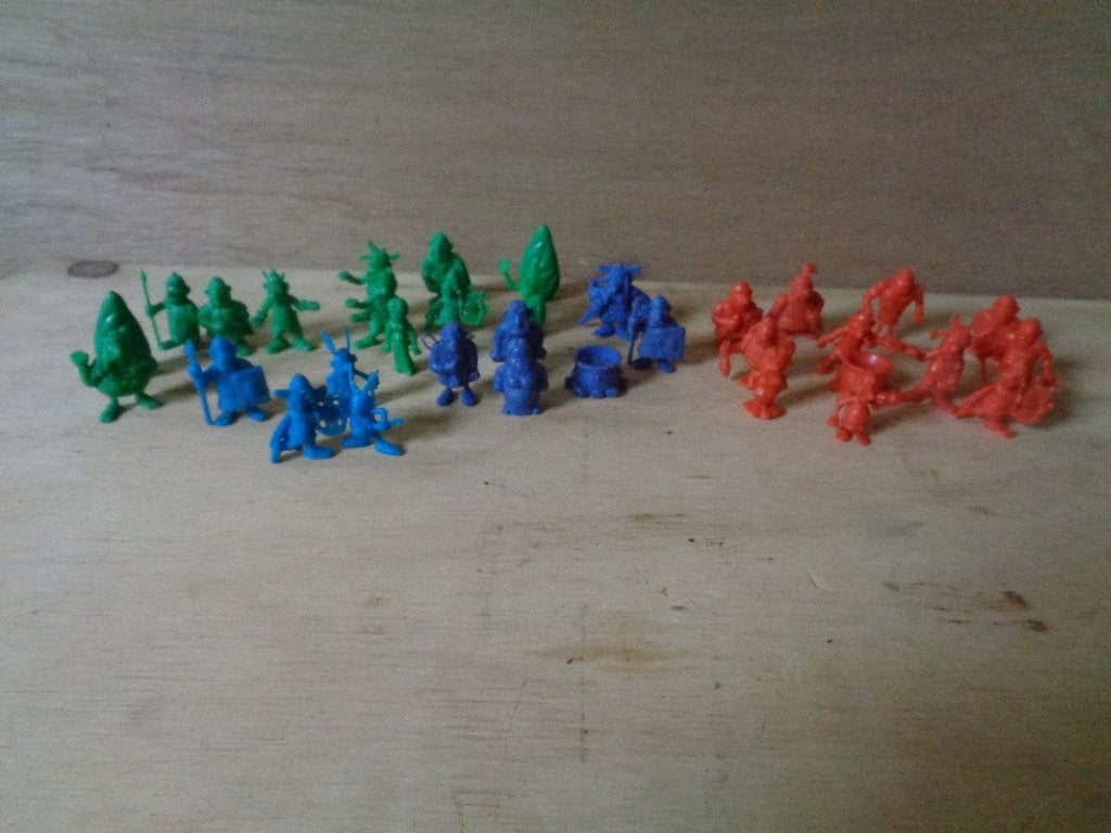 Asterix en Obelix figuurtjes jaren 70-80, Ophalen of Verzenden, Zo goed als nieuw