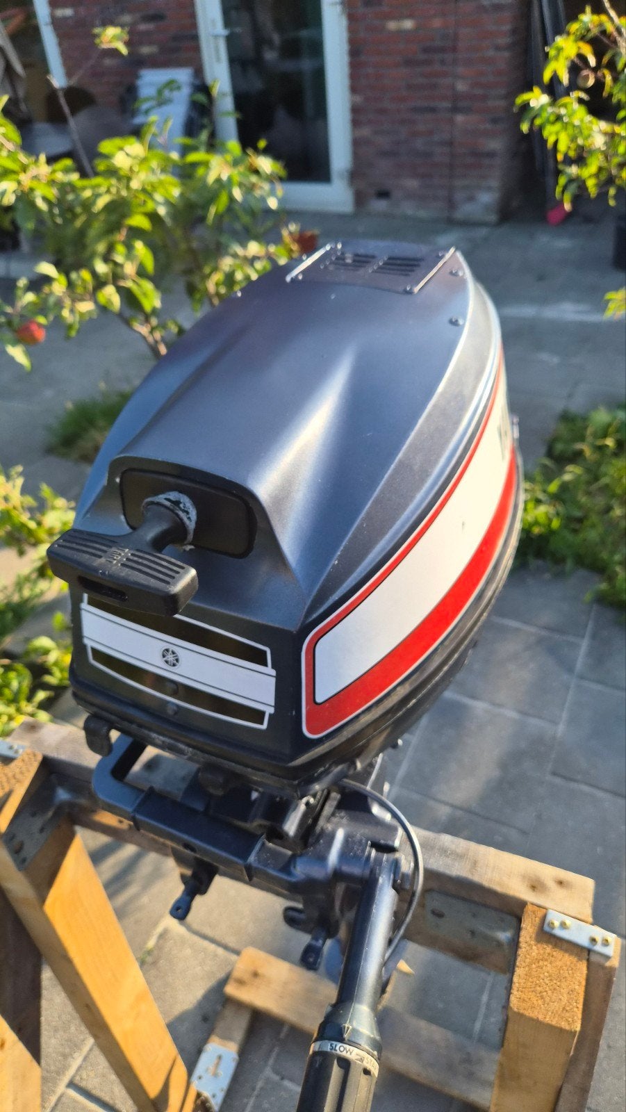 Yamaha buitenboordmotor 5 pk ( Langstaart ) - Technisch 100%, Watersport en Boten, Buiten- en Binnenboordmotoren, Ophalen, Gebruikt