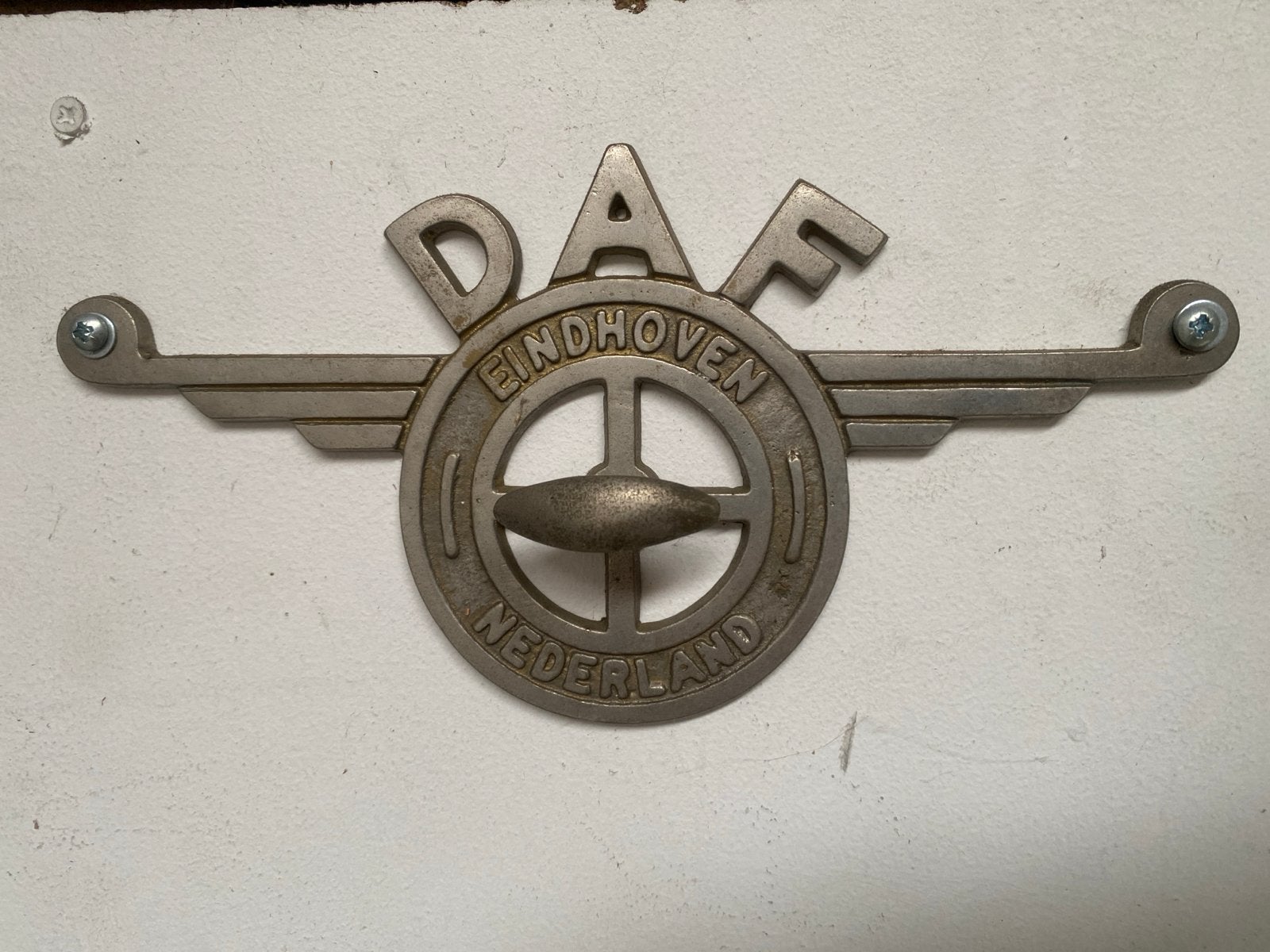 Vintage DAF Eindhoven Nederland Embleem, Ophalen of Verzenden, Gebruikt, Auto's