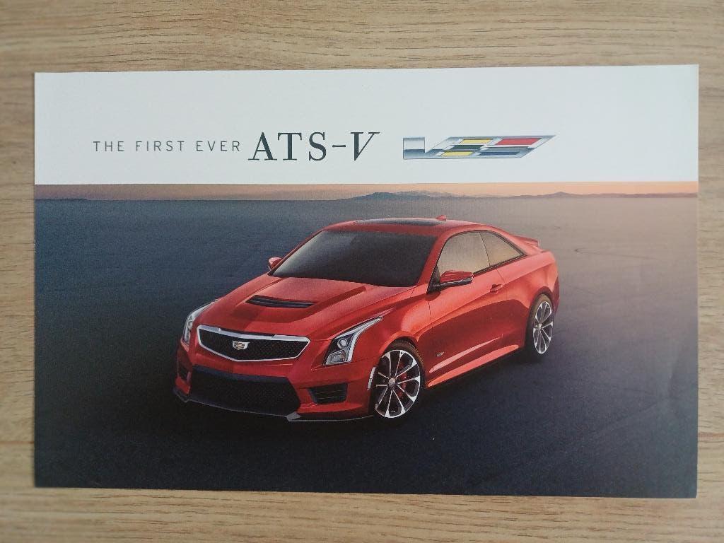 Cadillac ATS-V leaflet, Boeken, Auto's | Folders en Tijdschriften, Verzenden, Zo goed als nieuw, Overige merken