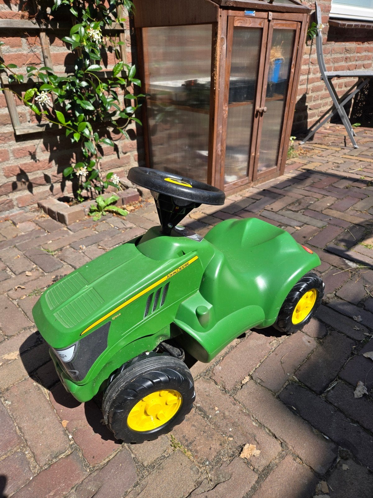 John Deere loopauto tractor - Groen loopvoertuig voor kind, Ophalen