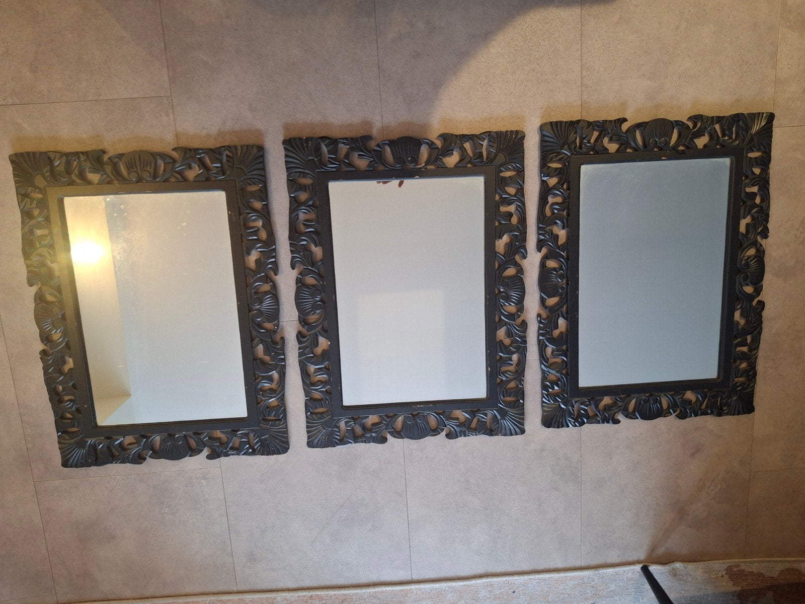 Houten spiegels, Ophalen, Minder dan 50 cm, Gebruikt, Minder dan 100 cm