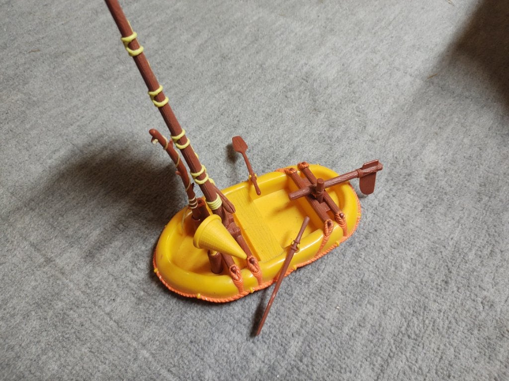 Speelgoed bootje, Ophalen, Gebruikt