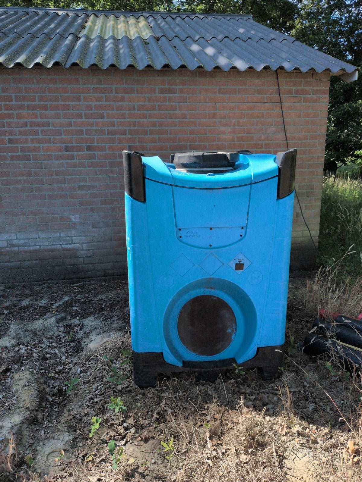 Blauwe IBC-container - 1000 liter, Ophalen of Verzenden