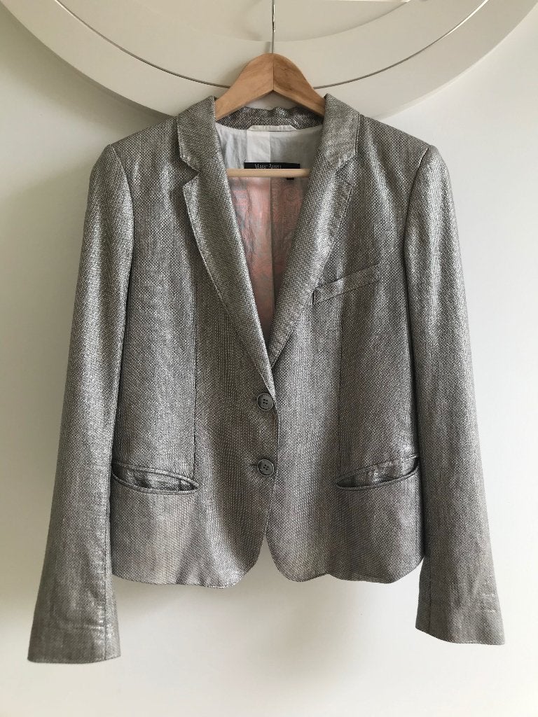 Blazer van Marc Aurel, mt. 38 (Nieuw), Kleding | Dames, Jasjes, Kostuums en Pakken, Nieuw, Jasje, Maat 38/40 (M), Grijs, Ophalen of Verzenden
