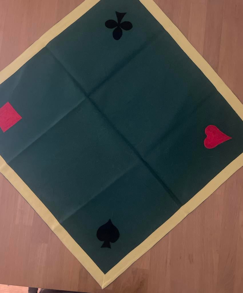 Bridgekleed ca.69x69 cm. Vintage bridge kleed, Drie of vier spelers, Ophalen of Verzenden, Zo goed als nieuw
