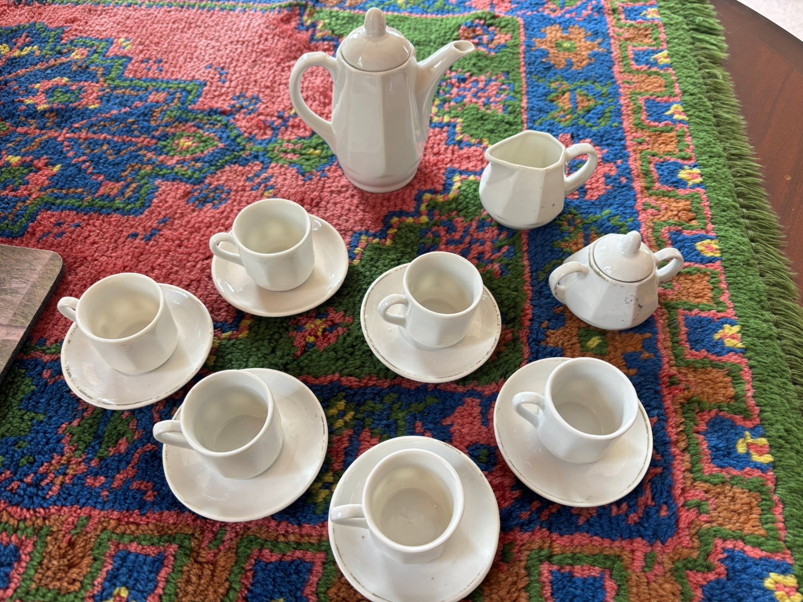 Kinderservies uit 1927, Ophalen