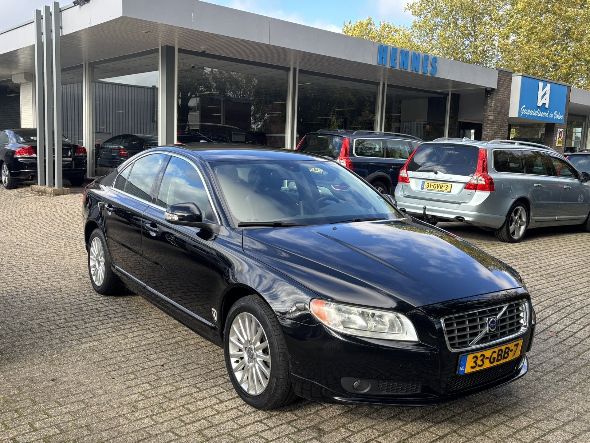Volvo S80 2.5T Momentum Leder Prins LPG (bj 2008, automaat), Auto's, Bedrijf, Sedan, Euro 4, 1568 kg