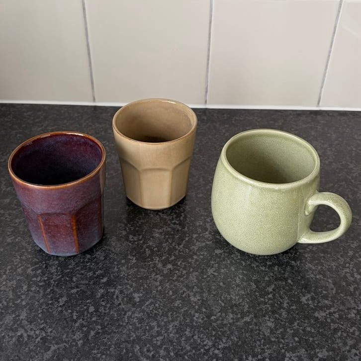 Keramische mokken, Overige merken, Keramiek, Vintage, Zo goed als nieuw