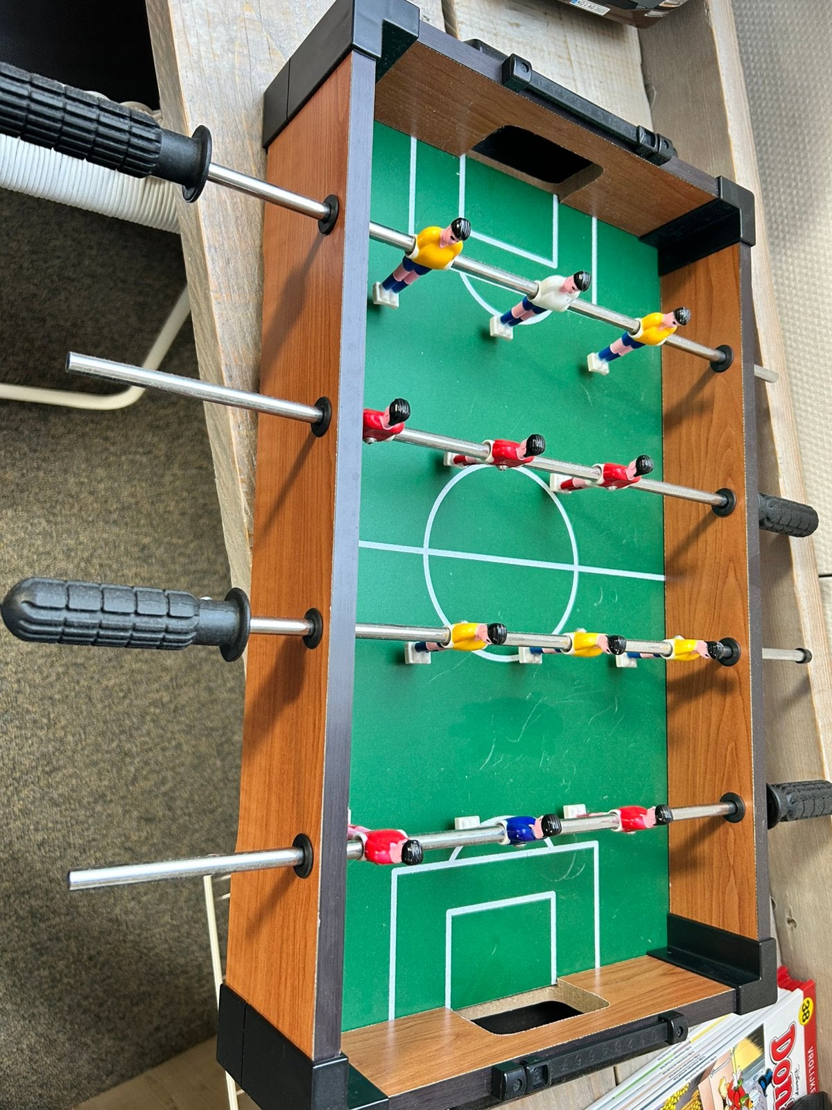 Tafelvoetbal, Ophalen, Zo goed als nieuw