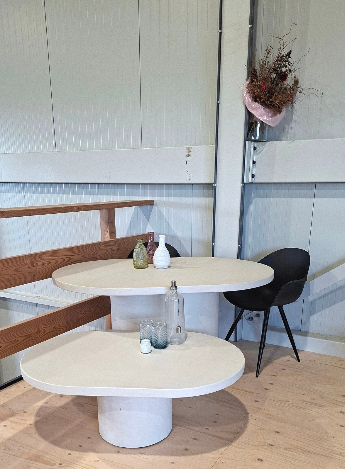 Salontafel en/of eetkamertafel betonlook zandsteen, Ophalen, Overige materialen, Betonlook, Nieuw