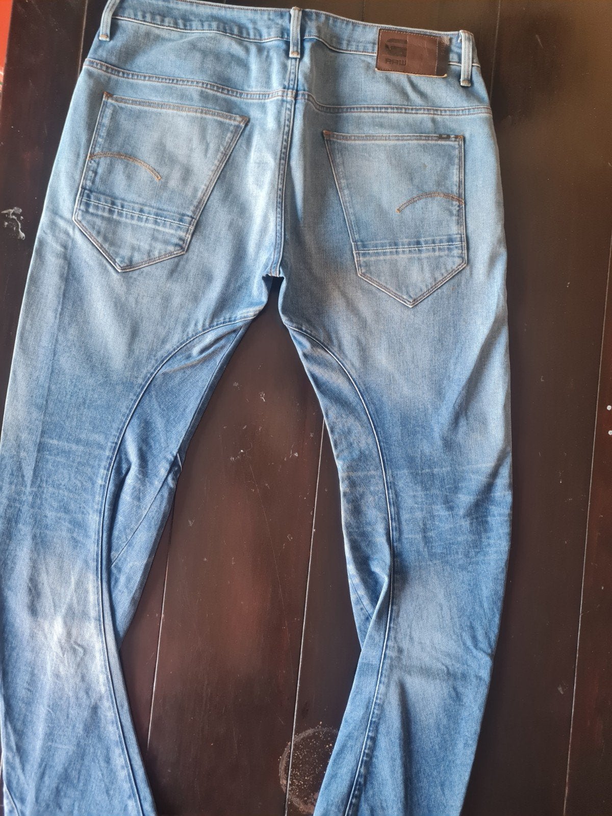 LICHTE G STAR RAW ARC 3D SLIM JEANS SIZE 36/32, Blauw, Ophalen of Verzenden, Zo goed als nieuw, G-Star Raw
