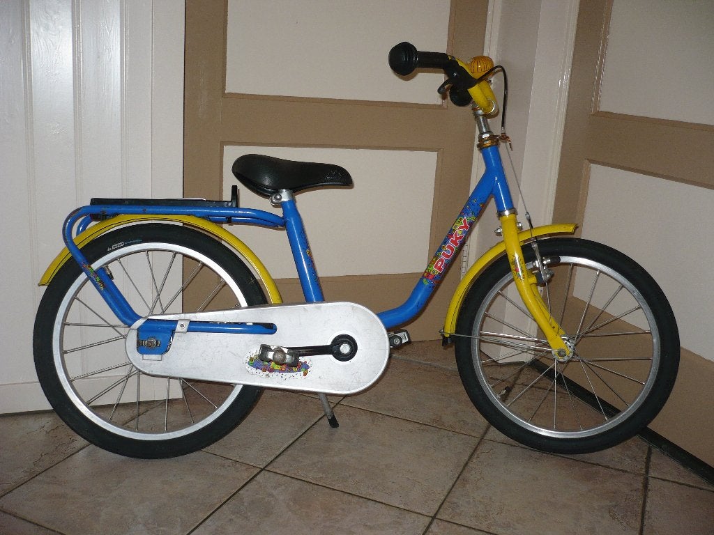 Mooie puky 18 inch kinderfiets met lage instap, Ophalen, Terugtraprem, Puky, 16 tot 20 inch