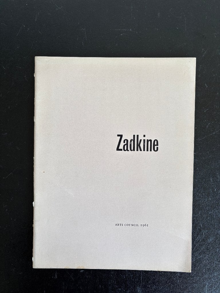 Zadkine - Tentoonstellingscatalogus - Arts Council 1961, Gelezen, Beeldhouwkunst, Ophalen of Verzenden, Ossip Zadkine