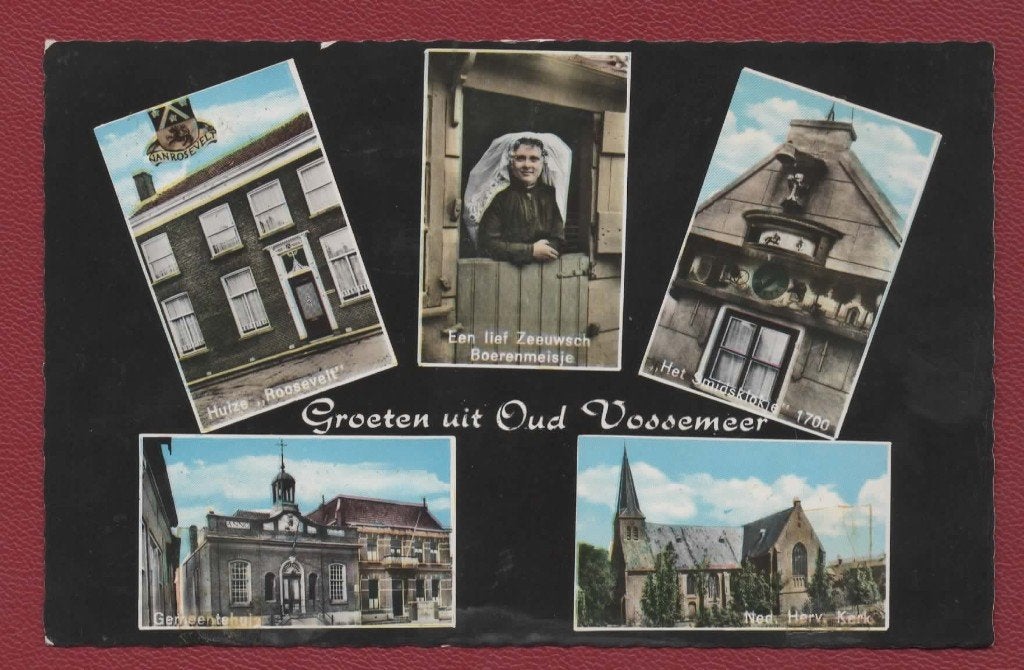 Oud-Vossemeer (Zld) - Klederdracht e.a. - 1968 (pst. Oud-V.), Verzamelen, Verzenden, 1960 tot 1980, Gelopen, Zeeland
